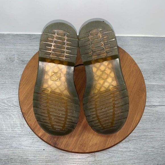 Dr Doc Martens 1460J Ladies 5 Mens 4 Combat Boots White Leather Lace Up Side Zip - Picture 9 of 13